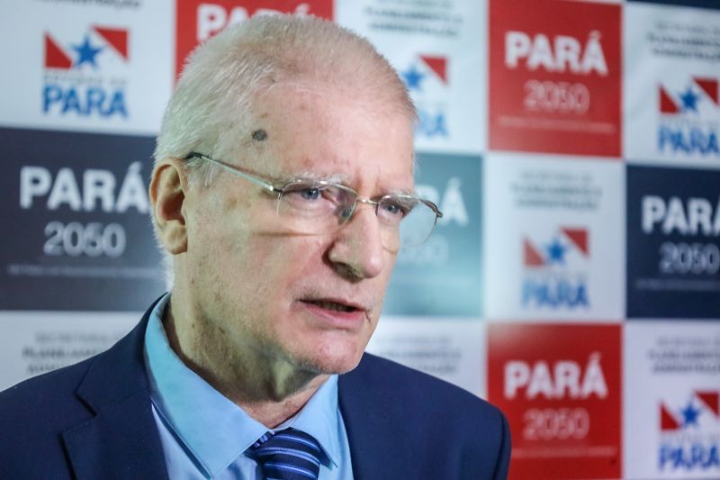 Josep Vidal, coordenador da equipe técnica do Pará 2050. <div class='credito_fotos'>Foto: Bruno Cecim / Ag.Pará | <a href='/midias/2024/originais/18406_bbe30bee-4374-5552-00cc-1badda35a6b8.jpg' download><i class='fa-solid fa-download'></i> Download</a></div>
