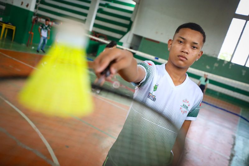 Anderson Nascimento, 16 anos, atleta do parabadminton <div class='credito_fotos'>Foto: Marcelo Lelis / Ag. Pará | <a href='/midias/2024/originais/18793_e567da7a-7c31-1176-a0d1-62f0b197cda5.jpg' download><i class='fa-solid fa-download'></i> Download</a></div>