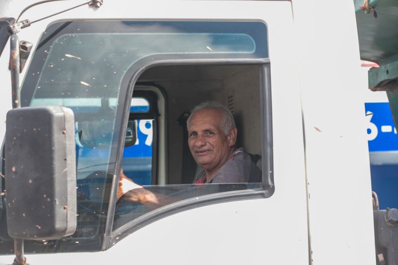 Benedito Bahia - motorista de caminhão