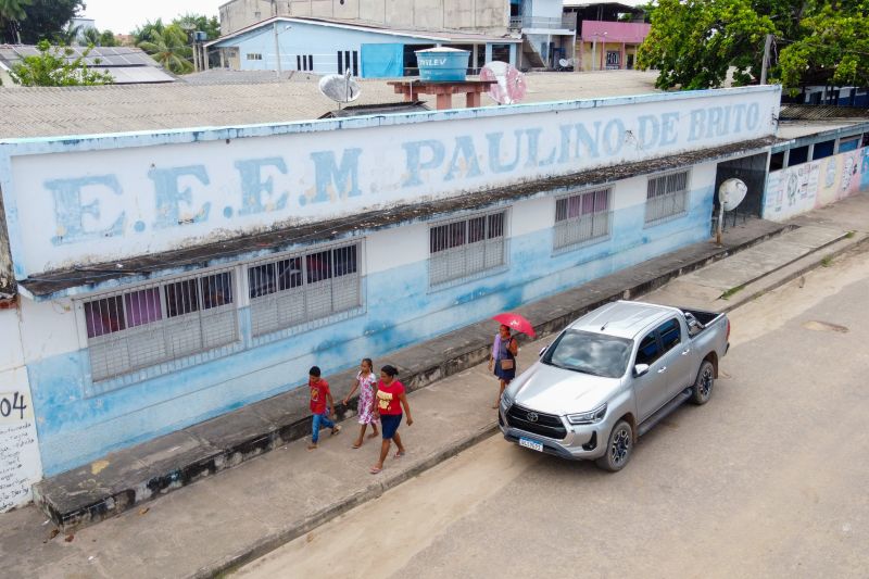 Local onde será construída a nova Escola Paulino de Brito • Centro Especializado de Atendimento a Meninas e Mulheres Marajoaras <div class='credito_fotos'>Foto: Marcelo Souza /Ag.Pará | <a href='/midias/2024/originais/20113_08a137e8-28a8-e818-69ad-4b991f1f5739.jpg' download><i class='fa-solid fa-download'></i> Download</a></div>