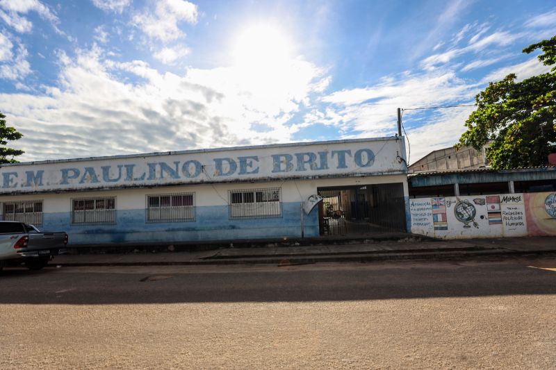 Local onde será construída a nova Escola Paulino de Brito • Centro Especializado de Atendimento a Meninas e Mulheres Marajoaras <div class='credito_fotos'>Foto: Marcelo Lelis / Ag. Pará | <a href='/midias/2024/originais/20113_cfdef33f-f06d-8cf7-b363-a46a8db30614.jpg' download><i class='fa-solid fa-download'></i> Download</a></div>