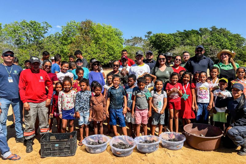 Soltura de 3 mil quelônios no rio Araguaia marcam programação pelo “Junho Verde” no sudeste paraense <div class='credito_fotos'>Foto: João Vitor Santos / Ascom Ideflor-Bio | <a href='/midias/2024/originais/20124_c16806fe-38e2-ae7c-e8d0-595b47f3fca9.jpg' download><i class='fa-solid fa-download'></i> Download</a></div>