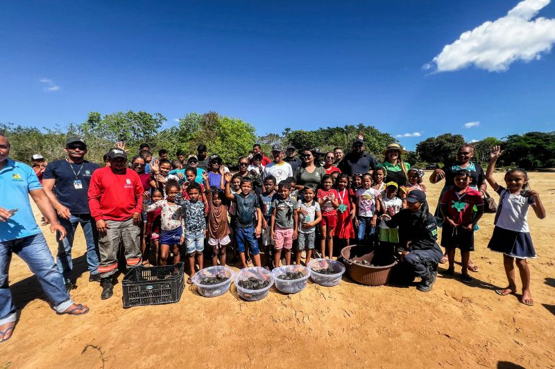 Soltura de 3 mil quelônios no rio Araguaia marcam programação pelo “Junho Verde” no sudeste paraense <div class='credito_fotos'>Foto: João Vitor Santos / Ascom Ideflor-Bio | <a href='/midias/2024/originais/20124_dd296b1d-9dd2-94fb-5123-29041c092af1.jpg' download><i class='fa-solid fa-download'></i> Download</a></div>