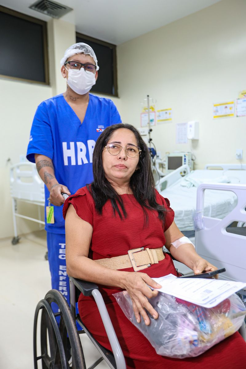 Nilzete Mota da Silva - professora / paciente hospital regional <div class='credito_fotos'>Foto: Marco Santos / Ag. Pará | <a href='/midias/2024/originais/20277_dc4c8b0a-7ace-26e5-d9fd-1efaf5112cf1.jpg' download><i class='fa-solid fa-download'></i> Download</a></div>