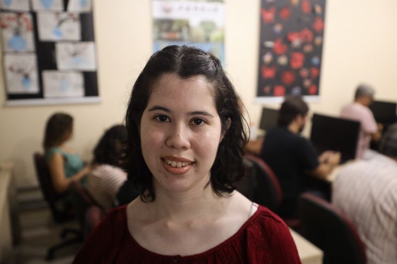 Estudante Jéssica Carvalho - nível 3 do Instituto <div class='credito_fotos'>Foto: Marcelo Lelis / Ag. Pará | <a href='/midias/2024/originais/20303_fc5130c2-860c-2d29-218d-acdff5c94a59.jpg' download><i class='fa-solid fa-download'></i> Download</a></div>