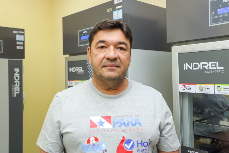 Presidente Fundação Hemopa Paulo Bezerra <div class='credito_fotos'>Foto: Alex Ribeiro / Ag. Pará | <a href='/midias/2024/originais/20426_759d1ed4-1438-9225-e7e6-3caff277aa0f.jpg' download><i class='fa-solid fa-download'></i> Download</a></div>