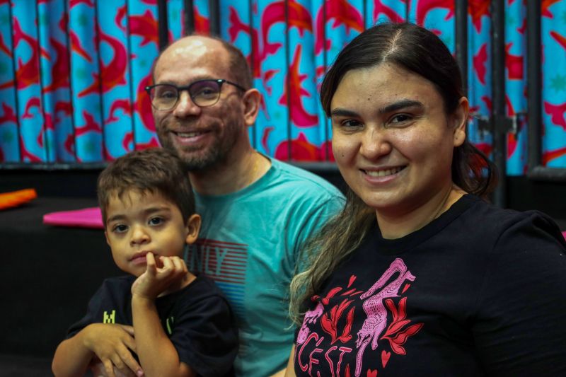 Lidiane Coelho e sua família