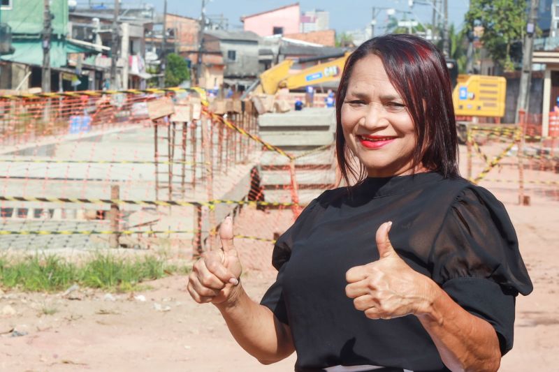 Eliete Brito, moradora e liderança comunitária da Cipriano Santos <div class='credito_fotos'>Foto: Bruno Cruz / Agência Pará | <a href='/midias/2024/originais/20753_c9cc7884-9a45-f2ce-b1bc-a9c939d38512.jpg' download><i class='fa-solid fa-download'></i> Download</a></div>
