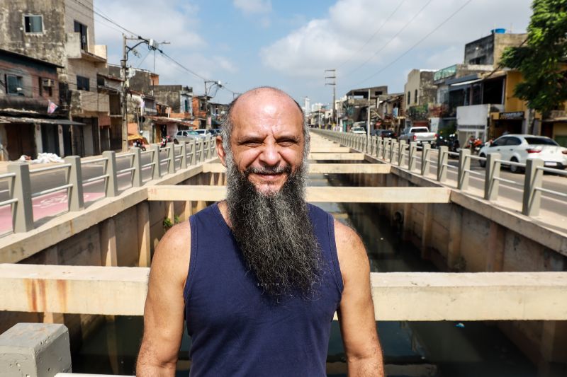Raimundo Fontoura – morador há 40 anos na área <div class='credito_fotos'>Foto: Bruno Cruz / Agência Pará | <a href='/midias/2024/originais/20768_8c1c08fb-d3c3-4069-1786-b981cc02d559.jpg' download><i class='fa-solid fa-download'></i> Download</a></div>