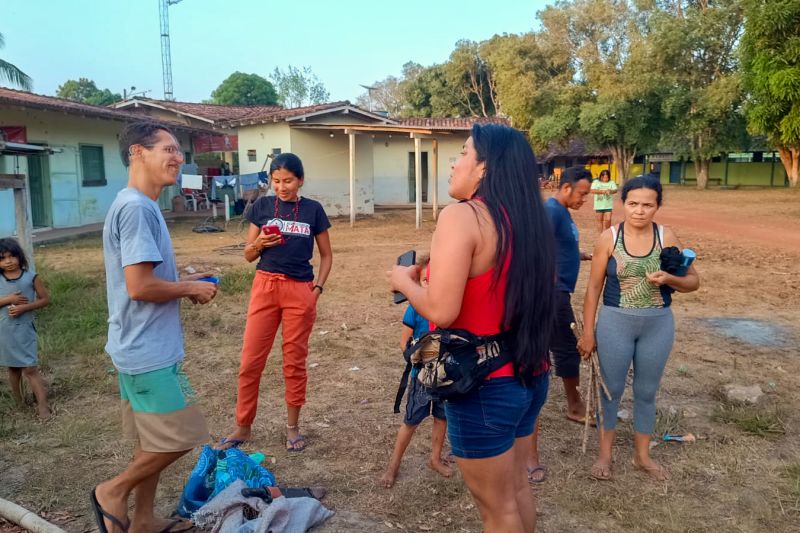 Matéria - Formação de agentes agroflorestais avança na Terra Indígena Alto Rio Guamá com foco em sustentabilidade
Fotos: DGBio/IDEFLOR-Bio/Divulgação
<div class='credito_fotos'>Foto: ASCOM / IDEFLOR-BIO | <a href='/midias/2024/originais/20801_1737aedb-d4c0-acf2-ef10-0d9bd4eca143.jpg' download><i class='fa-solid fa-download'></i> Download</a></div>