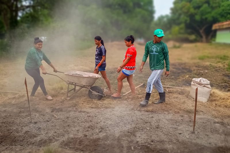 Matéria - Formação de agentes agroflorestais avança na Terra Indígena Alto Rio Guamá com foco em sustentabilidade
Fotos: DGBio/IDEFLOR-Bio/Divulgação
<div class='credito_fotos'>Foto: ASCOM / IDEFLOR-BIO | <a href='/midias/2024/originais/20801_30ab85c9-1f46-9350-ccb5-08e199f96d4c.jpg' download><i class='fa-solid fa-download'></i> Download</a></div>