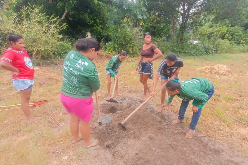 Matéria - Formação de agentes agroflorestais avança na Terra Indígena Alto Rio Guamá com foco em sustentabilidade
Fotos: DGBio/IDEFLOR-Bio/Divulgação
<div class='credito_fotos'>Foto: ASCOM / IDEFLOR-BIO | <a href='/midias/2024/originais/20801_364e077c-5f96-b7da-b8e6-63cb16673ddd.jpg' download><i class='fa-solid fa-download'></i> Download</a></div>