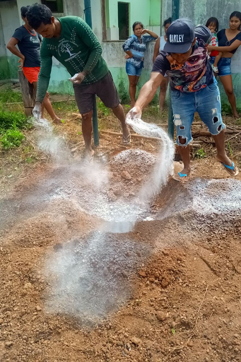 Matéria - Formação de agentes agroflorestais avança na Terra Indígena Alto Rio Guamá com foco em sustentabilidade
Fotos: DGBio/IDEFLOR-Bio/Divulgação
<div class='credito_fotos'>Foto: ASCOM / IDEFLOR-BIO | <a href='/midias/2024/originais/20801_cc7e1538-b0a5-b513-35f9-cc3349fd6561.jpg' download><i class='fa-solid fa-download'></i> Download</a></div>