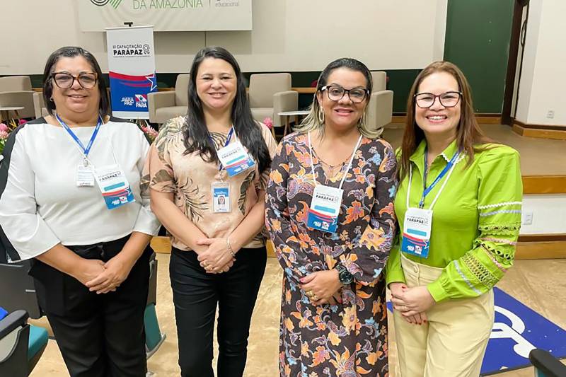 As coordenadoras Málaque Mauad (Altamira); Janile Cabral (Parauapebas); Rose (Marabá) e Henilda Santos (Tucuruí)