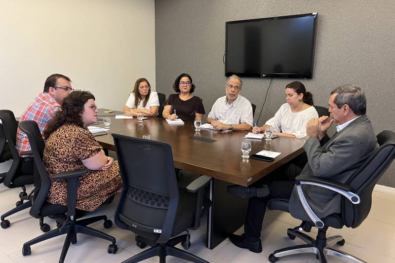 Reunião de gestores da Arcon com representantes da BRK Ambiental, em Belém
