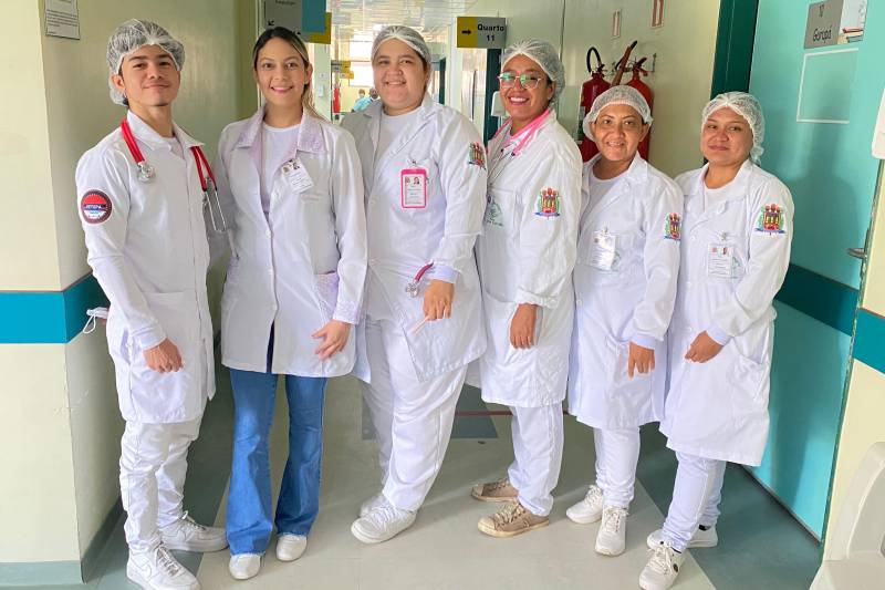 Estagiários da Universidade do Estado do Pará.