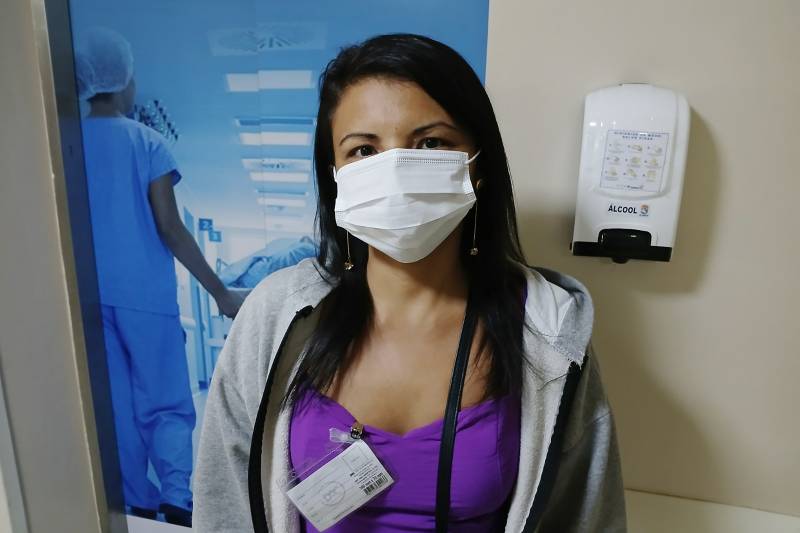 Paciente Daina Lima, 37 anos, da cidade de Abaetetuba