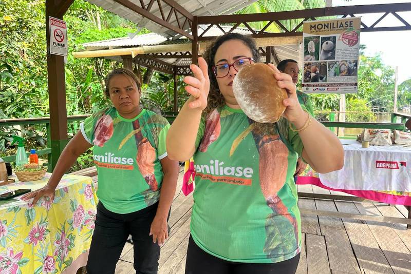 Ações educativas sensibilizam a população para o risco da entrada da monilíase