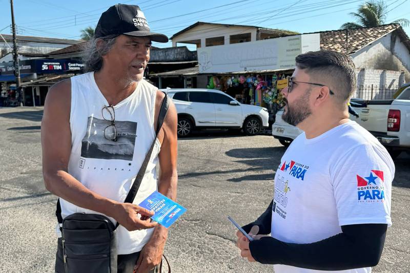 Levando informações a população, em Salinópoles