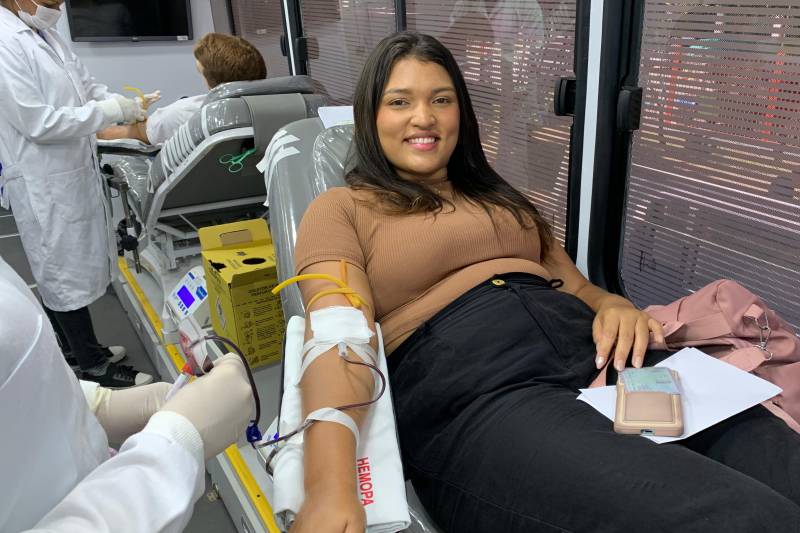 Crédito: Rafael Dias (Ascom/Hemopa)