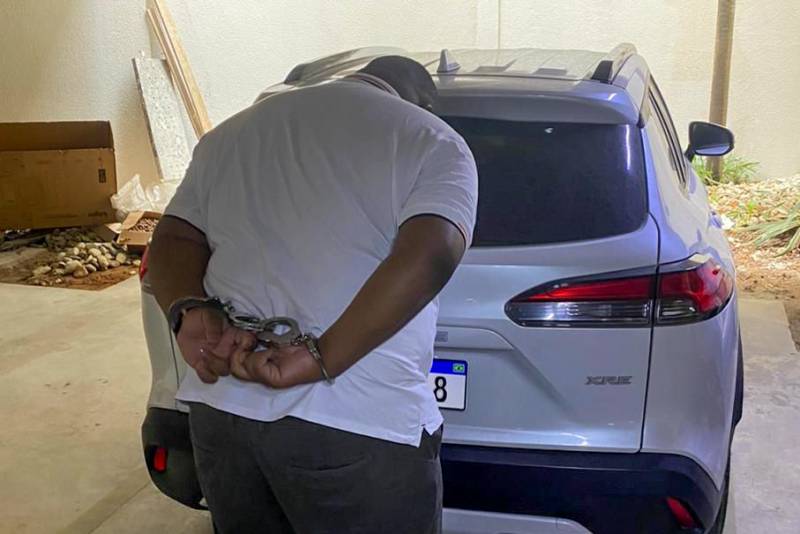 O homem capturado já está à disposição da Justiça