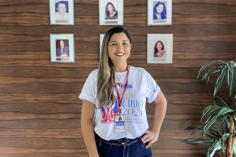Joyce Cunha, pedagoga da equipe do ambulatório de atendimento ao paciente do hemopa