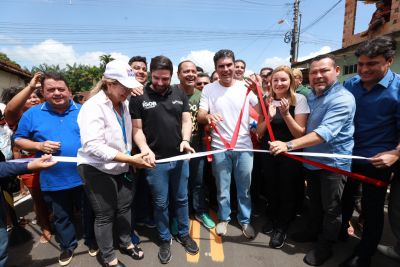 notícia: Estado entrega oito vias asfaltadas e sinalizadas em Mosqueiro, distrito de Belém