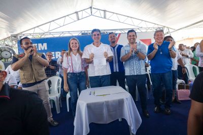 notícia: Governo do Estado anuncia construção de ponte sobre o rio Camarazinho, na Ilha do Marajó