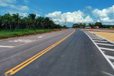 notícia: Governo do Pará entrega 150 km de pavimentação da PA-256, no nordeste paraense