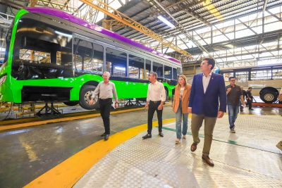 notícia: Belém vai ganhar novos ônibus com ar condicionado, wifi e baixa emissão de poluentes