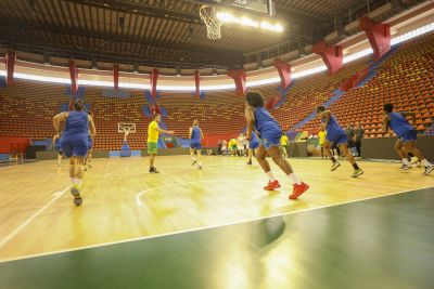 notícia: No Mangueirinho, Pré-olímpico de basquete feminino tem estrutura completa do Estado