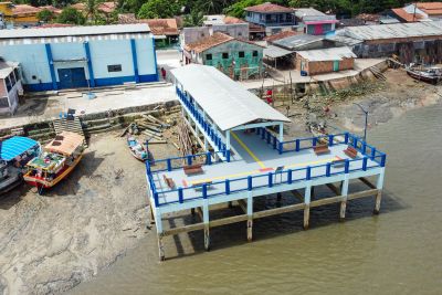 notícia: Em Quatipuru, Governo do Estado entrega novo Trapiche da Boa Vista