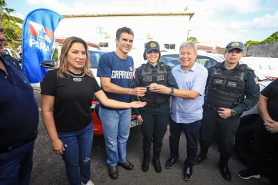 notícia: Em Capanema, Estado entrega novas viaturas e motocicletas para municípios do nordeste paraense
