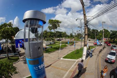 galeria: Governador Helder Barbalho entrega Totem de Monitoramento do CIOP Praça Princesa Isabel