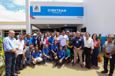 notícia: População de Altamira ganha nova Ciretran para atendimento de veículo e habilitação