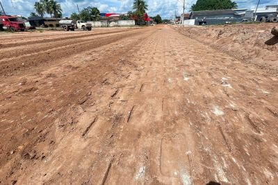 galeria: Estado investe em saneamento em Castelo de Sonhos e beneficia população com geração de emprego e renda