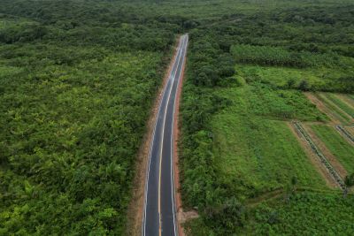 notícia: Governo do Estado entrega pavimentação da Vicinal Caratateua, em Curuçá