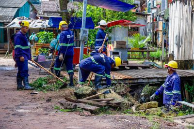 notícia: Estado inicia 2ª fase das obras nos Canais do Mártir e Murutucu, em Belém