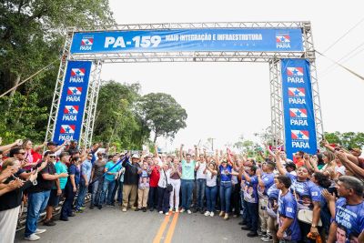 notícia: Estado entrega pavimentação asfáltica da PA-159 em Breves, no Marajó