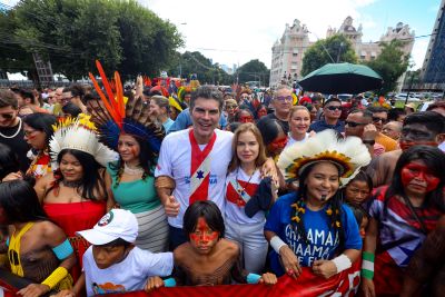 notícia: Semana dos Povos Indígenas: caminhada em defesa da terra faz chamamento à sociedade civil em Belém