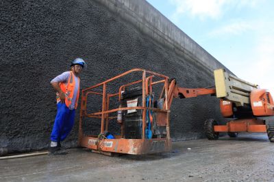 galeria: Andamento da obra BRT Terraplenagem e Asfaltamento da BR