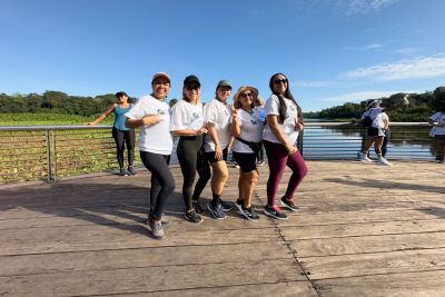 galeria: Caminhada pelos 31 anos do Parque Estadual do Utinga celebra a natureza e a inclusão