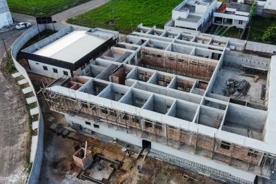notícia: Novo Complexo de Segurança Pública da Polícia Civil em Redenção alcança 70% das obras