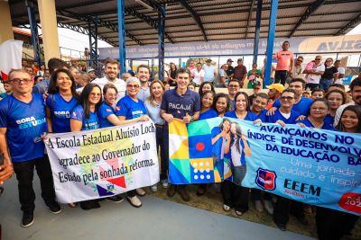 notícia: Com nova estrutura, Governo do Pará entrega a escola Aluisio Loch em Pacajá