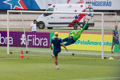 notícia: No Novo Mangueirão, Seleção Brasileira treina para enfrentar a Venezuela   