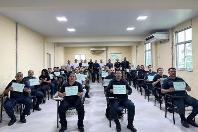 notícia: Grupamento Fluvial qualifica 30 agentes de segurança pública em pilotagem náutica