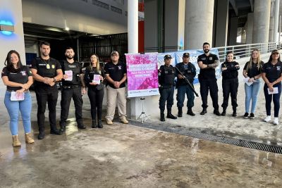 notícia: Forças de segurança lançam campanha contra importunação sexual nos estádios do Pará