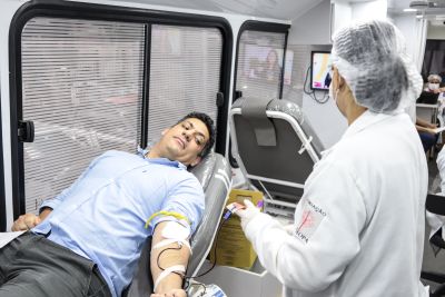 notícia: Servidores da Polícia Civil doam sangue em ação itinerante promovida pelo Hemopa