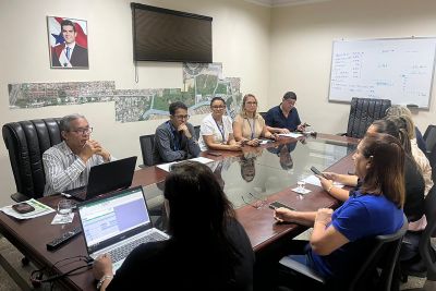 notícia: Equipe da Seop e prefeitura de Juruti realizam reunião de trabalho