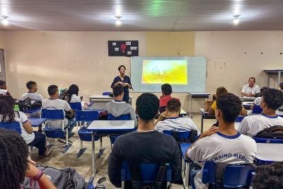 notícia: Integração e socialização marcam a primeira semana de início do ano letivo em unidade escolar de Parauapebas